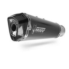 SILENCER MIVV DELTA RACE D.043.LDRB BLACK STAINLESS STEEL