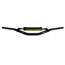 HANDLEBAR ACCOSSATO ALUMINIUM, 28.5 MM CRNI