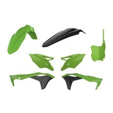 PLASTIC BODY KIT POLISPORT 90836 GREEN/BLACK