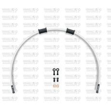 REAR BRAKE HOSE KIT VENHILL POWERHOSEPLUS SUZ-10005RB-WT (1 HOSE IN KIT) WHITE HOSES, BLACK FITTINGS