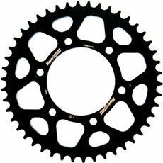 REAR ALU SPROCKET SUPERSPROX RAL-735:46-BLK CRNI 46T, 520
