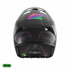 HELMET SHOT SPEED KID RAC A04-21OB-BK1 BLACK PEARLY YM