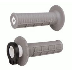 GRIPS SET LOCK-ON ODI MX V2 H36HWG GREY SOFT HALF-WAFFLE