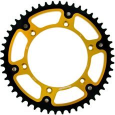 CHAIN KIT EK - SILVER CHAIN 520 DEX, X-RING (X, NX, QX, XS), CHK FRONT SPROCKET SUPERSPROX, CHK REAR SPROCKET SUPERSPROX STEALTH FOR SUZUKI RM 250 1979-1980