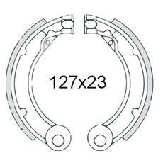 ČELJUSTI KOČNICA (PAKNE) RMS 225120531 REAR COUPLE