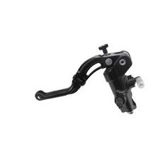 RADIAL CLUTCH MASTER CYLINDER ACCOSSATO CL058 16X18 WITH BLACK ANODYZED BODY AND BLUE REVOLUTION LEVER (NUT+LEVER)