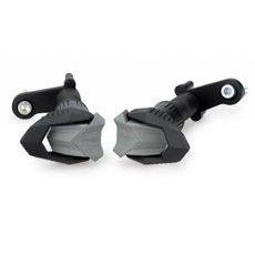 FRAME SLIDERS PUIG R19 22621N BLACK WITH GREY RUBBER
