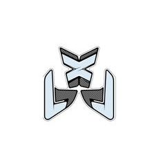 TANK PAD PUIG SPECIFIC 9300C CARBON LOOK WITH SIDE PART