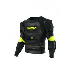 PROTECTIVE VEST SHOT OPTIMAL KID 2.0 A06-22B1-AK1-03 BLACK / NEON YELLOW L