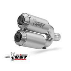 2 SILENCERS KIT MIVV MK3 D.043.SM3X STAINLESS STEEL