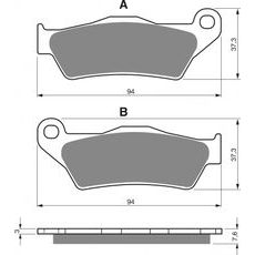 DISK PLOČICE GOLDFREN 031 S33 OFF-ROAD FRONT