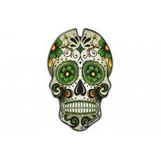 TANK PAD PUIG SKULL 3673V GREEN