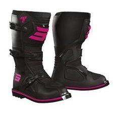 ČIZME SHOT RACE 2 KID A09-24D2-A03-30 BLACK / PINK 30