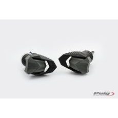 FRAME SLIDERS PUIG R19 20792N BLACK WITH GREY RUBBER