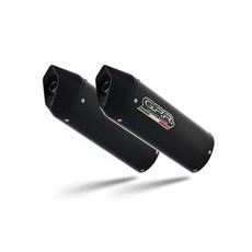 DUAL BOLT-ON SILENCER GPR FURORE S.39.FUNE MATTE BLACK