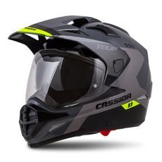 TOURING HELMET CASSIDA TOUR 1.1 SPECTRE GREY/ FLUO YELLOW/ BLACK S