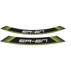 RIM STRIP PUIG ER6 9311V GREEN SET OF 8 RIM STRIPS