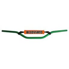 HANDLEBAR ACCOSSATO ALUMINIUM, 22 MM GREEN