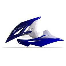 RADIATOR SCOOPS POLISPORT 8413700006 (PAIR) BLUE YAM98/WHITE