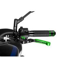 CLUTCH LEVER WITHOUT ADAPTER PUIG 3.0 24VNV EXTENDABLE FOLDING GREEN/GREEN