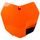 Number plate POLISPORT 8659100001 orange KTM
