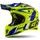 Motocross Helmet CASSIDA Cross Pro II Contra fluo yellow/ blue/ black/ white M
