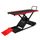 Motorcycle lift LV8 GOLDRAKE 400 FLOOR VERSION EG400P.R with foot pedal pump (black and red RAL 3002)