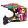 Motocross Helmet CASSIDA CROSS CUP SONIC JUNIOR multicolor