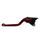 Clutch Lever ACCOSSATO fixed CNC-worked aluminium, red