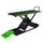 Motorcycle lift LV8 GOLDRAKE 400 FLOOR VERSION EG400P.G with foot pedal pump (black and green RAL 6018)