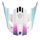 Helmet peak SHOT LITE RACING A05-21OA-B03-P01 white / pink pearly