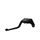 Clutch Lever ACCOSSATO fixed CNC-worked aluminium, black