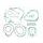 Set dihtunga za motor KOMPLETAN ATHENA P400250850261