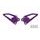 Heel plates PUIG 22650L purple