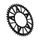 Rear ALU sprocket JT JTA 746-44BLK 46)T, nt((520 Crni