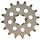 Chain kit EK - Silver chain 530 DEX, X-ring (X, NX, QX, XS), CHK front sprocket SUPERSPROX, CHK rear sprocket SUPERSPROX for YAMAHA XS 400 1979-1980