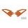 Heel plates PUIG 22650T orange