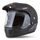 Motocross Helmet CASSIDA FORMX FLATOUT black matt/ dark grey/ black matt peak L
