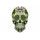 Tank pad PUIG SKULL 3673V green