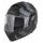 Full face helmet CASSIDA MultiFlip Korp black matt/dark gray/gray XS