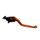Brake lever ACCOSSATO fixed CNC-worked aluminium, orange