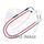 Throttle cables (pair) Venhill S01-4-111-RD featherlight crven