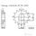 Chain kit EK - Silver chain 415 SH, Non-sealed, CHK front sprocket JMT, CHK aluminium CHK rear sprocket SUPERSPROX for KTM SX 50 / MINI 2006-2013