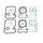Set dihtunga za motor TOPEND ATHENA P400210600550