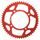 Rear ALU sprocket SUPERSPROX RAL-6618:53-RED crven 53T, 420