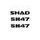 Stickers set SHAD SH47 D1B47ETR