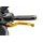 Clutch lever without adapter PUIG 270OA long gold/blue