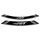 Rim strip PUIG R NINE T 9133P silver set of 8 rim strips