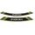 Rim strip PUIG Z800 6561V green set of 8 rim strips