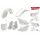 Plastic body kit POLISPORT 90773 restyling clear 99